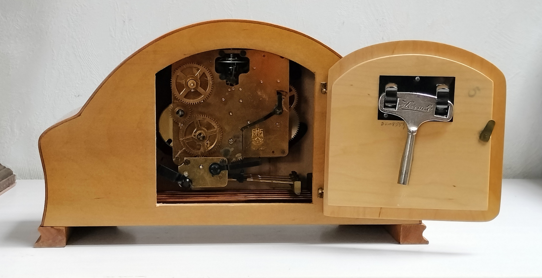 ​1950's Hermle Chiming Mantle Clock