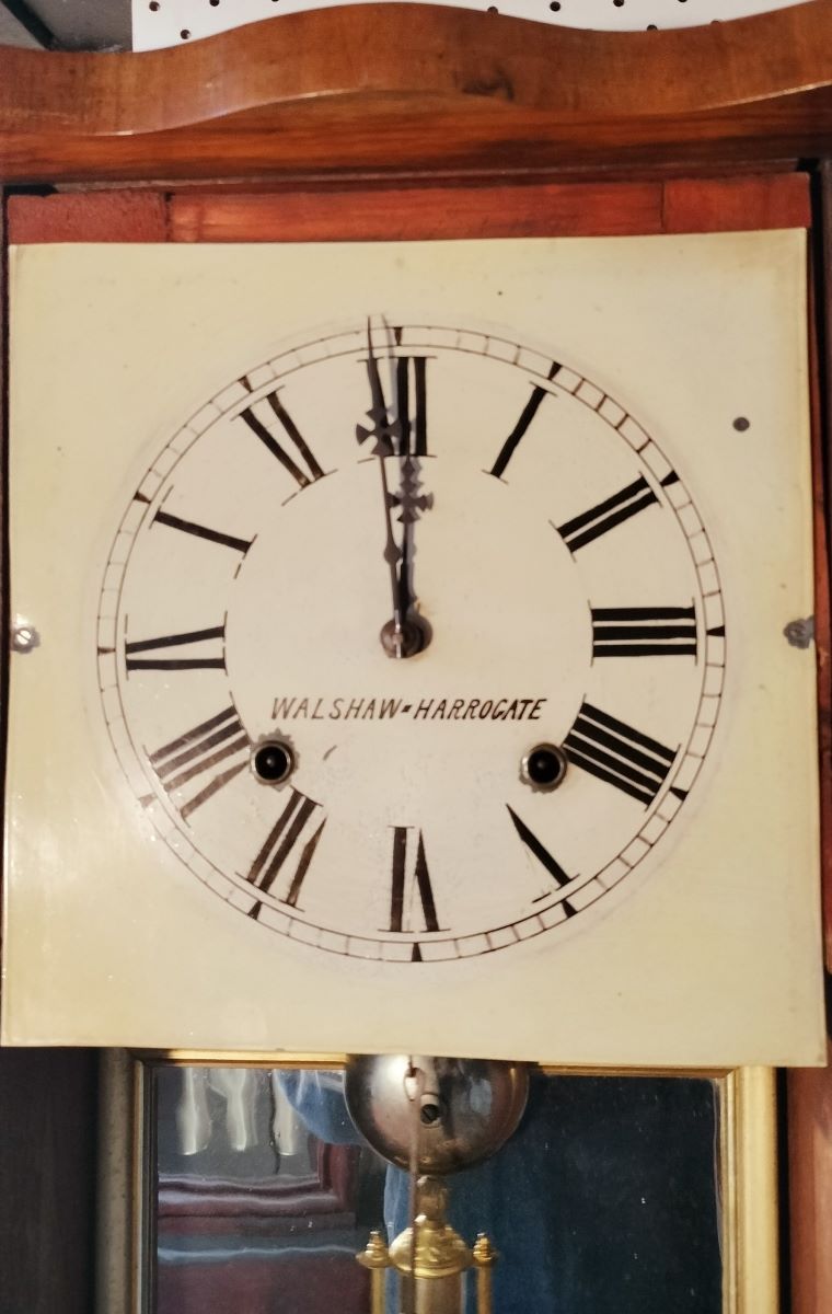 Scroll wall Clock 1890