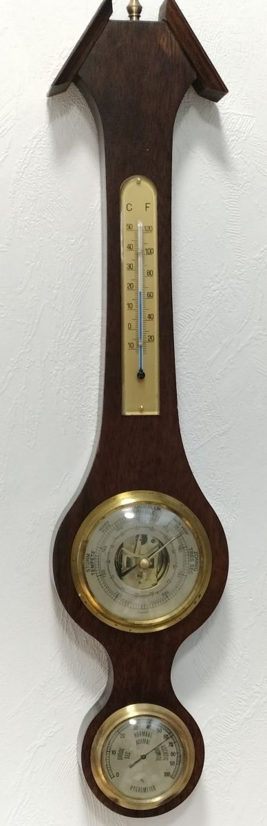 Antique mahogany Barometer