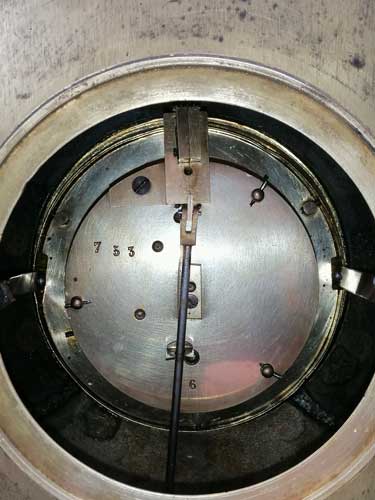 Solid Brass Clock Time only