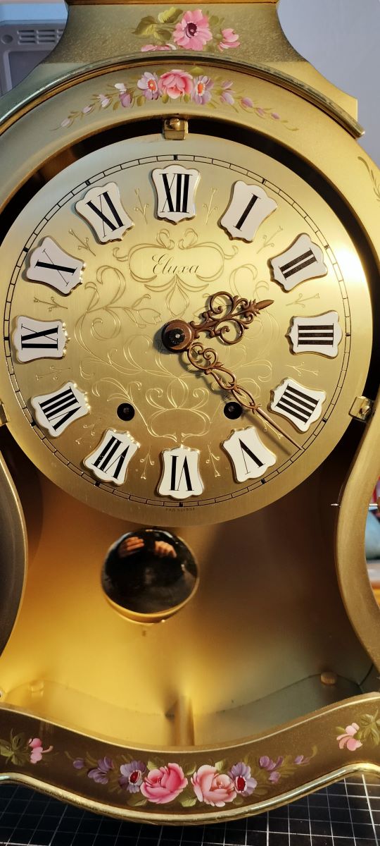 Eluxa Mantle Clock with double bell strike​