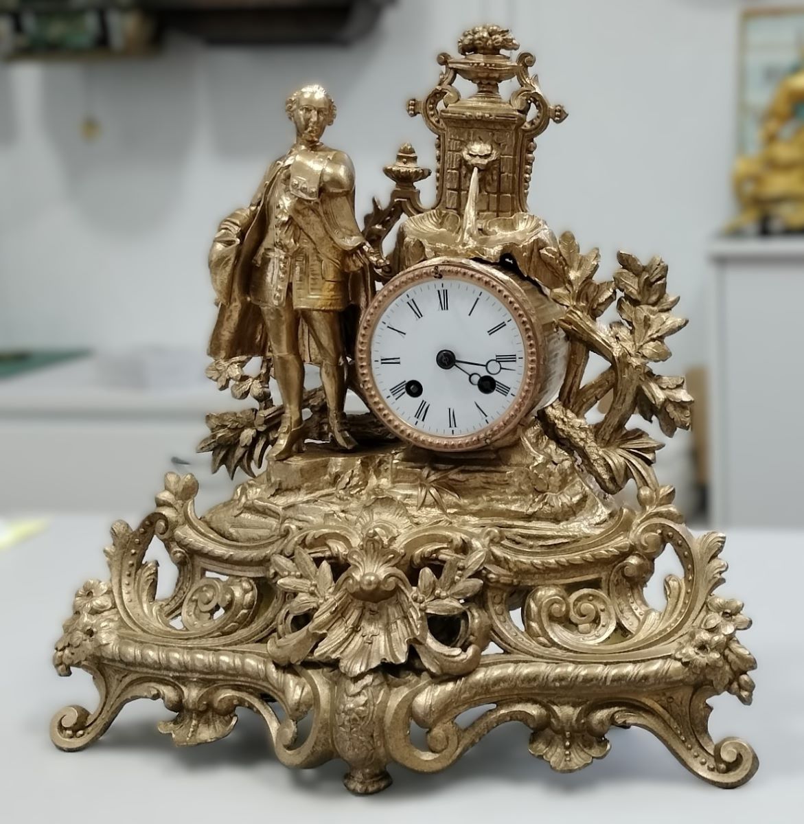 French Guilded Clock