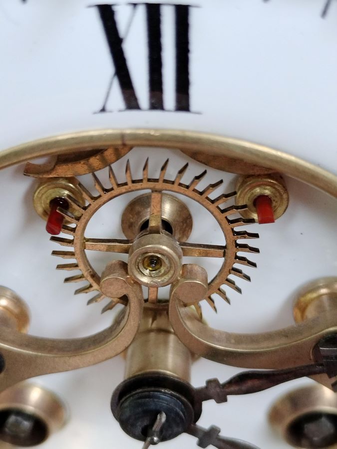 Marble French Mantle Clock 1880