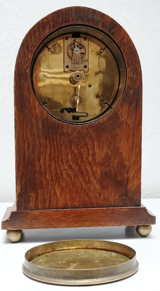 Oak 1890's Small Mantle Clock​