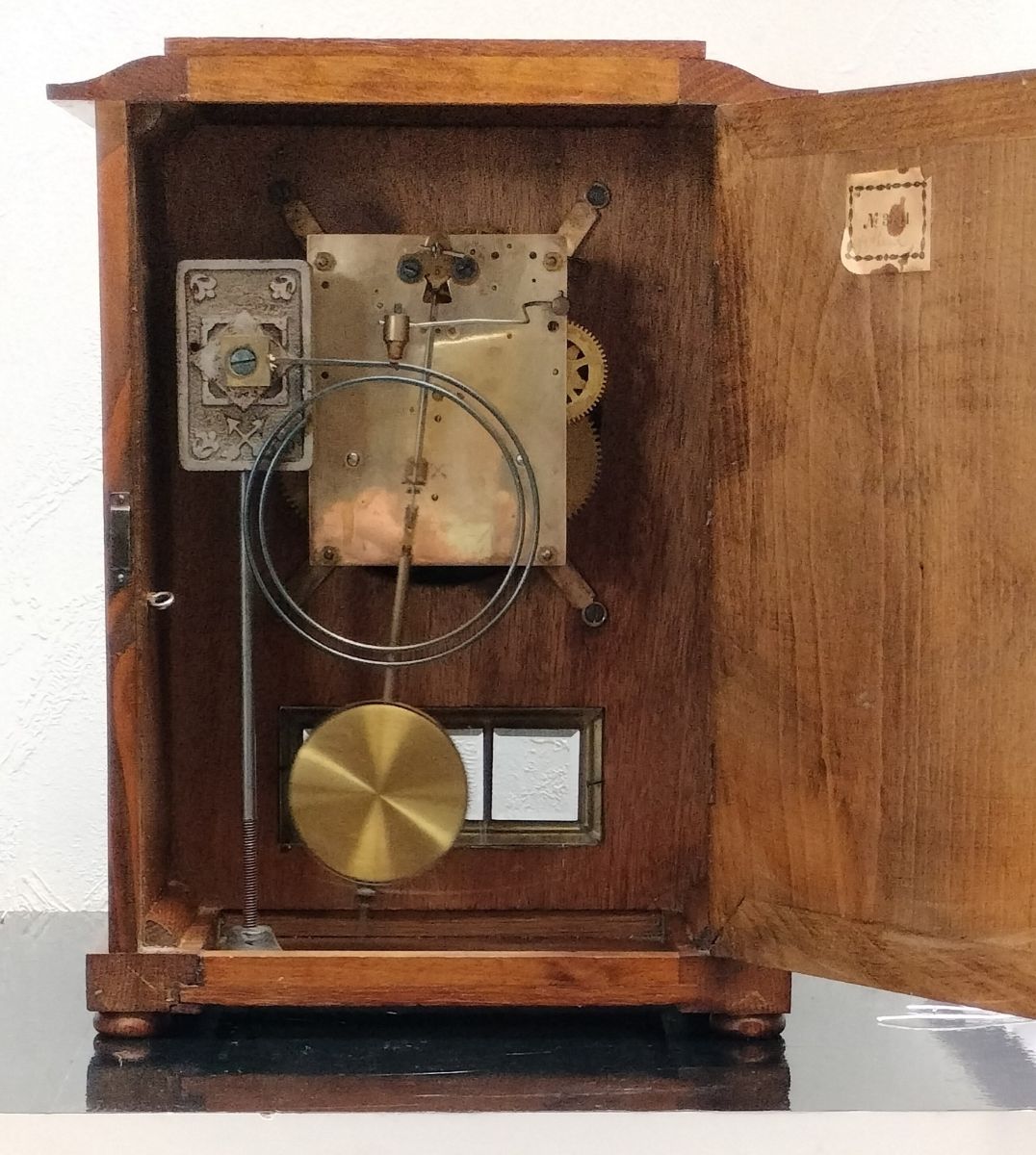 Placeholder PicturePewter Dial Clock